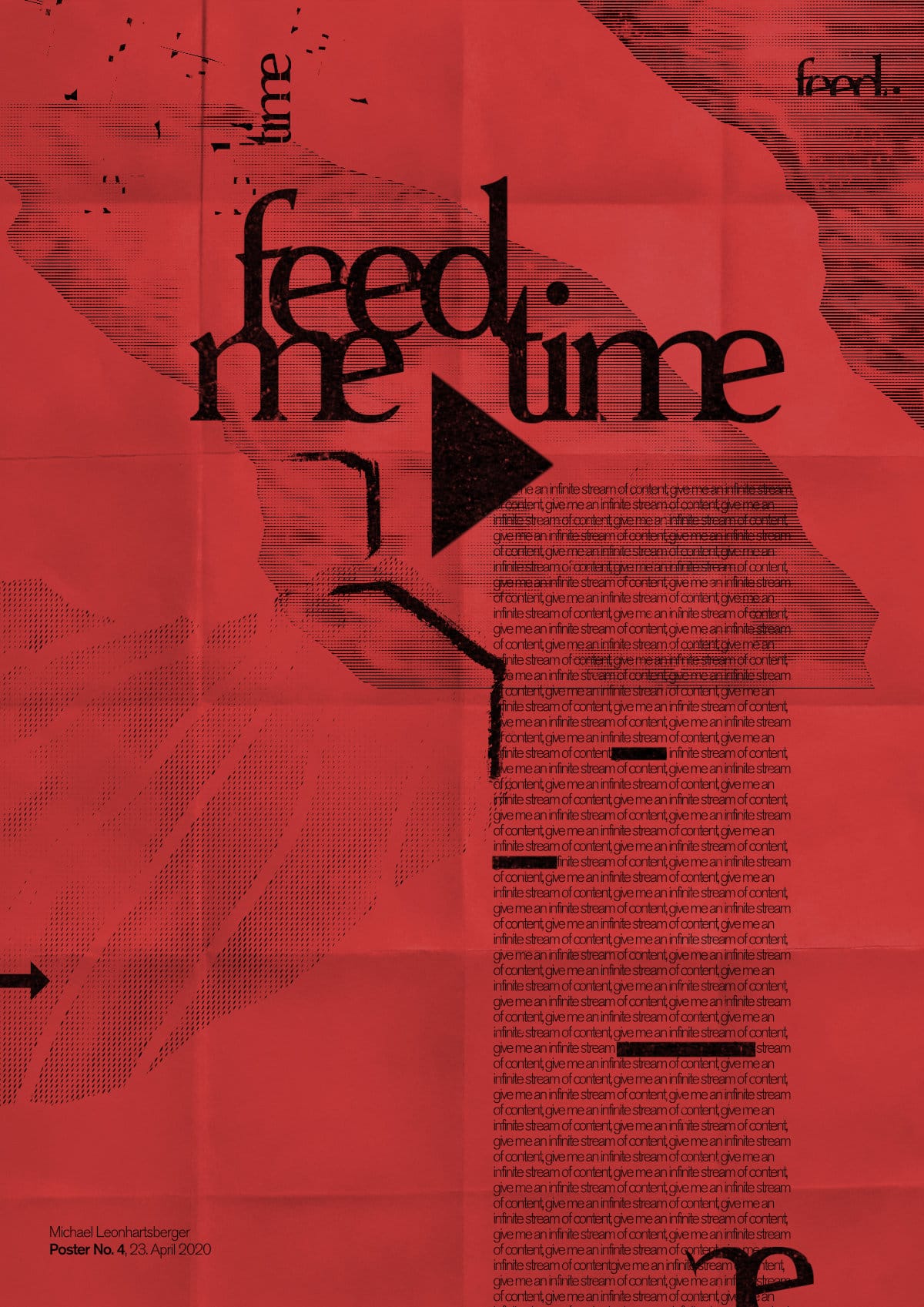 feed me time – Poster © Michael Leonhartsberger
