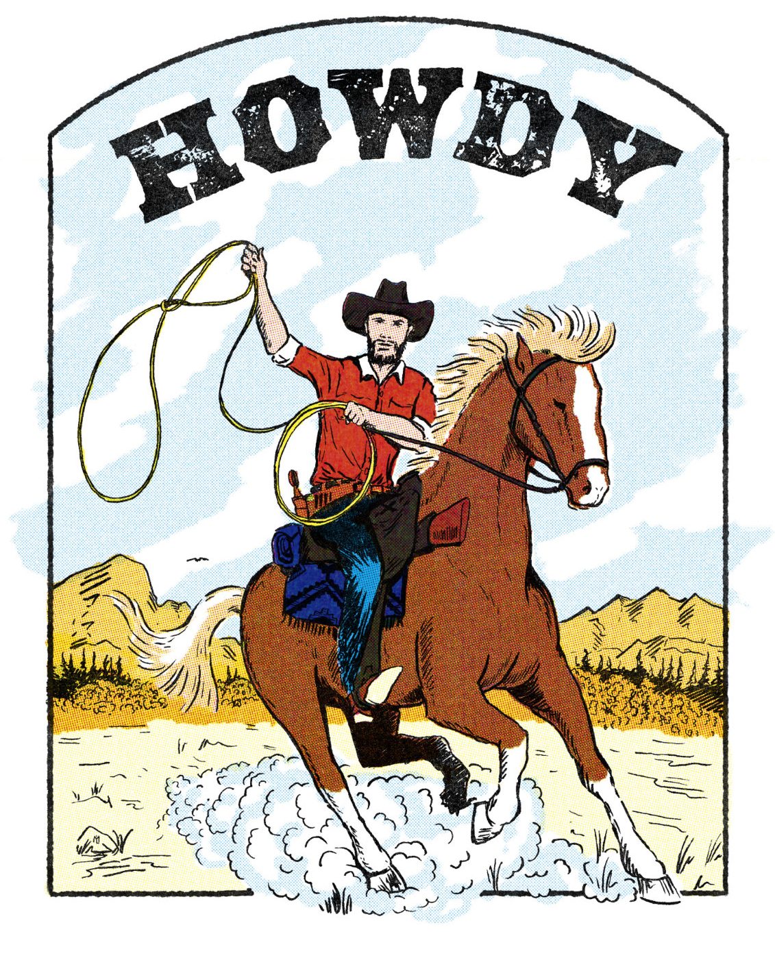 Howdy – Illustration Michael Leonhartsberger