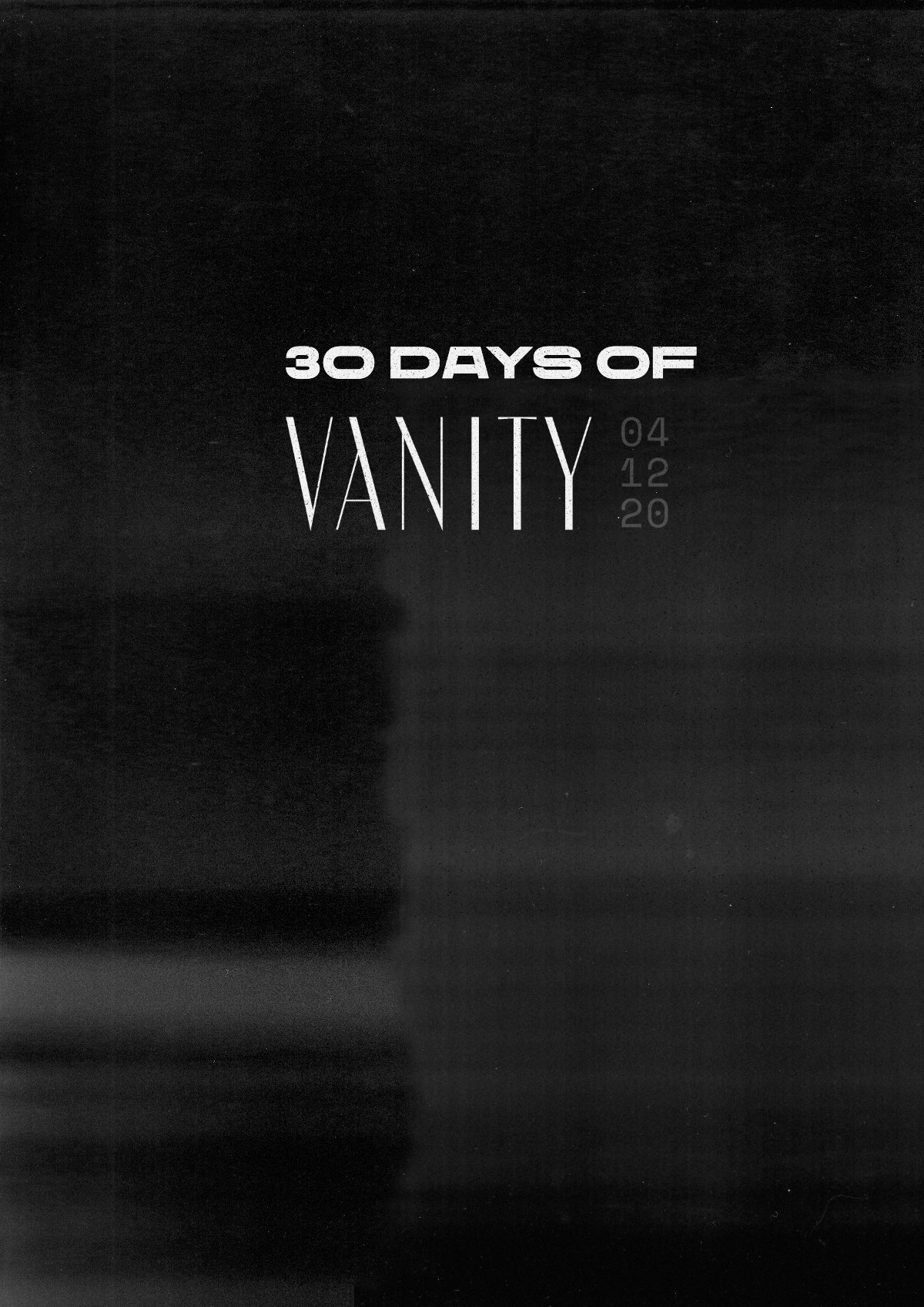 30 days of vanity – Posterstart