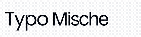 Typo-Mische Typo-Mische